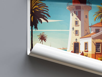 Faro Travel Print Wall Art Faro Wall Hanging Home Décor Faro Gift Art Lovers Portugal Art Lover Gift Faro Wall Décor Faro Travel Decor