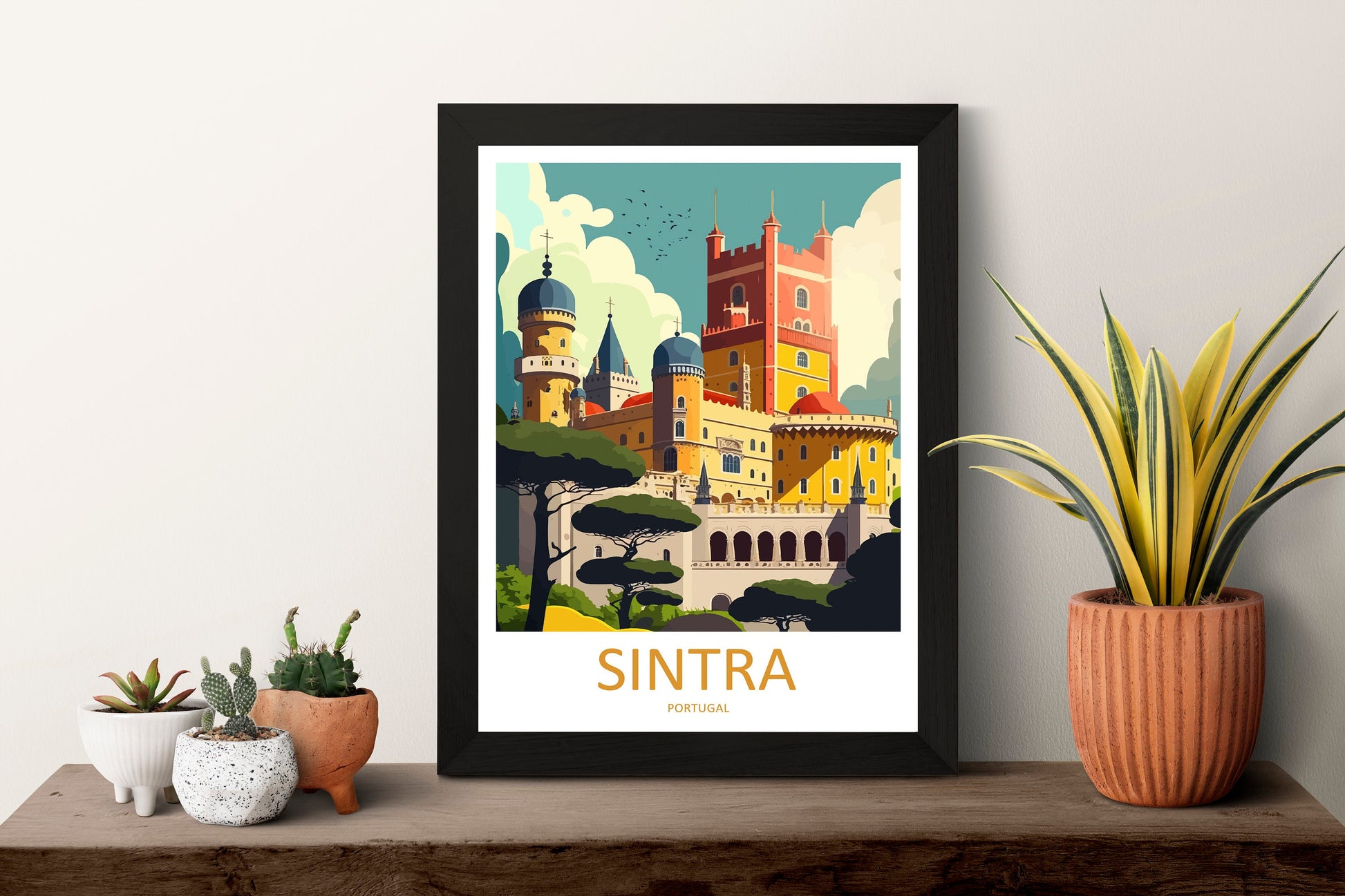 Sintra Travel Print Wall Art Sintra Wall Hanging Home Décor Sintra Gift Art Lovers Portugal Art Lover Gift Sintra Wall Décor Sintra Travel