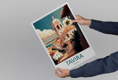 Tavira Travel Print Wall Art Tavira Wall Hanging Home Décor Tavira Gift Art Lovers Portugal Art Lover Gift Tavira Wall Décor Tavira Travel
