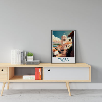 Tavira Travel Print Wall Art Tavira Wall Hanging Home Décor Tavira Gift Art Lovers Portugal Art Lover Gift Tavira Wall Décor Tavira Travel