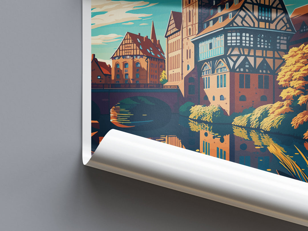 Nuremberg Travel Print Wall Art Nuremberg Wall Hanging Home Decoration Nuremberg Gift Art Lovers Wall Art Print Art Nuremberg Germany Poster