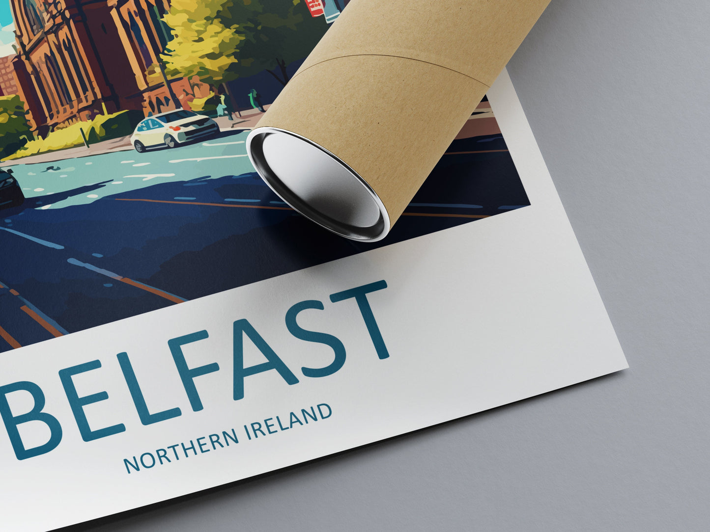 Belfast Travel Print Wall Art Belfast Wall Hanging Home Décor Belfast Gift Art Lovers Ireland Art Lover Gift Belfast Travel Art Gift