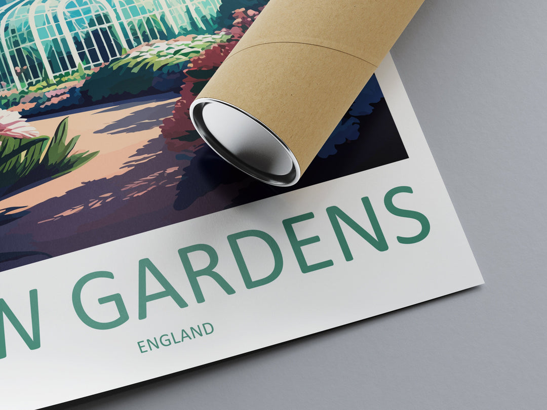 Kew Gardens Travel Print Wall Art Kew Gardens Wall Hanging Home Décor Kew Gardens Gift Art Lovers England Art Lover Gift Kew Gardens Artwork