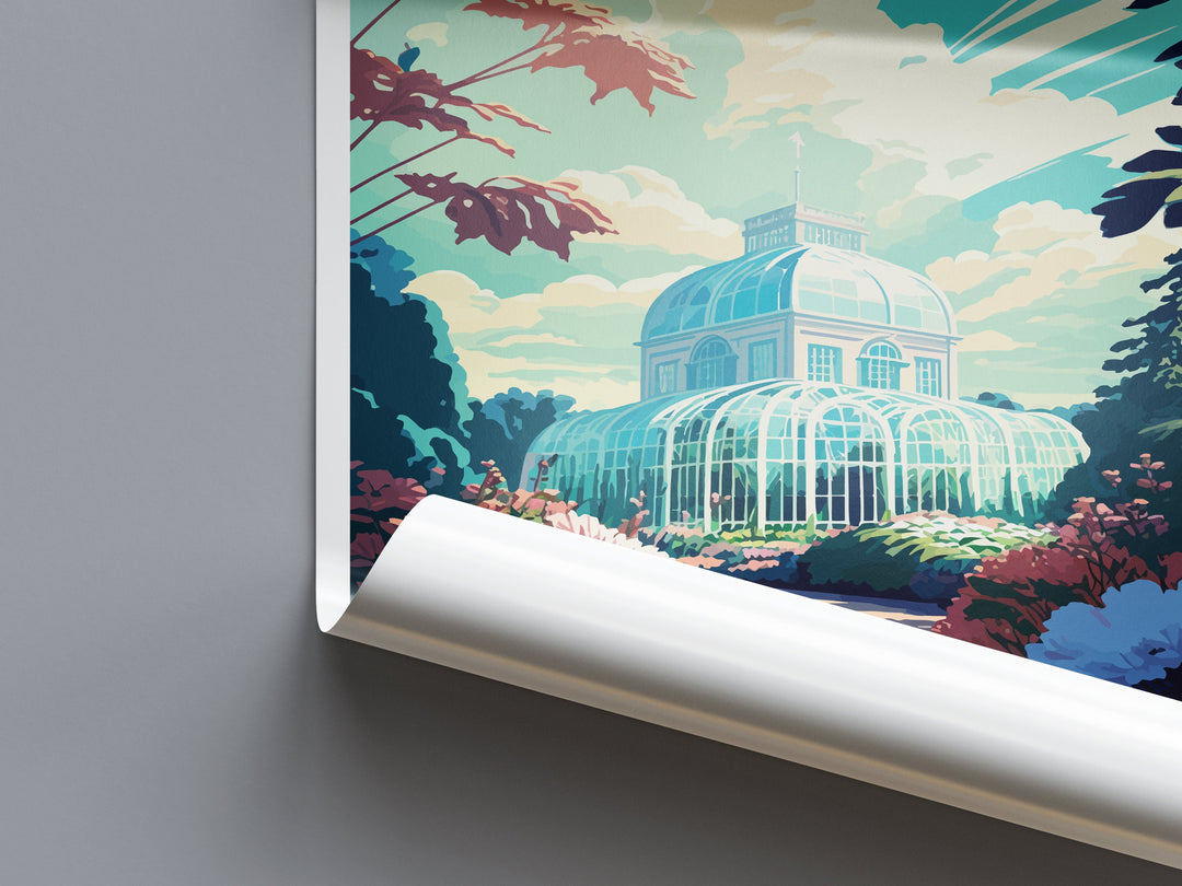 Kew Gardens Travel Print Wall Art Kew Gardens Wall Hanging Home Décor Kew Gardens Gift Art Lovers England Art Lover Gift Kew Gardens Artwork