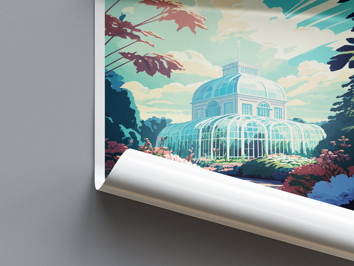 Kew Gardens Travel Print Wall Art Kew Gardens Wall Hanging Home Décor Kew Gardens Gift Art Lovers England Art Lover Gift Kew Gardens Artwork
