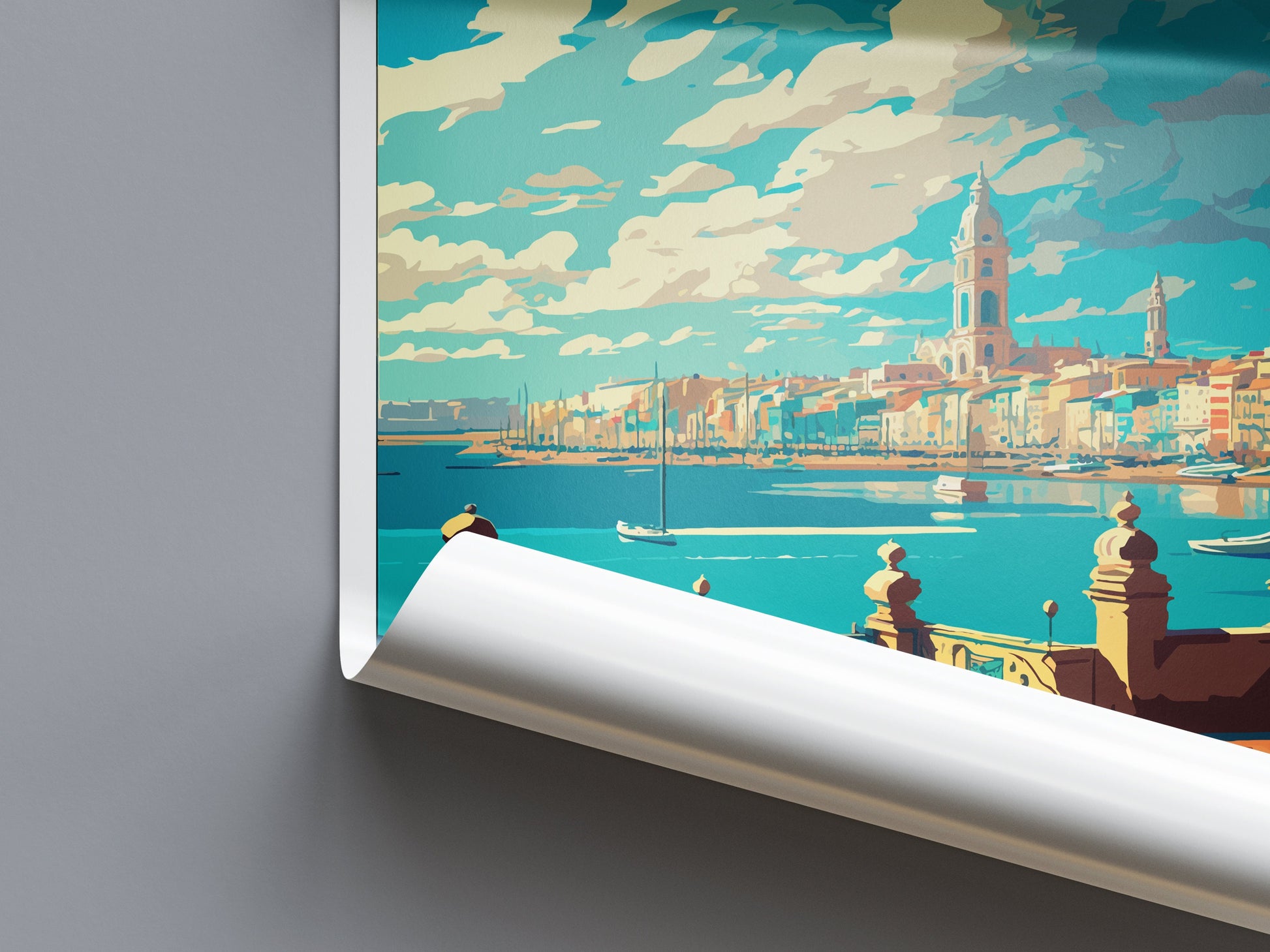Cadiz Travel Print Wall Art Cadiz Wall Hanging Home Décor Cadiz Gift Art Lovers Spain Art Lover Gift Cadiz Wall Décor Cadiz Spain Poster Art