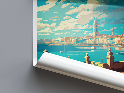 Cadiz Travel Print Wall Art Cadiz Wall Hanging Home Décor Cadiz Gift Art Lovers Spain Art Lover Gift Cadiz Wall Décor Cadiz Spain Poster Art