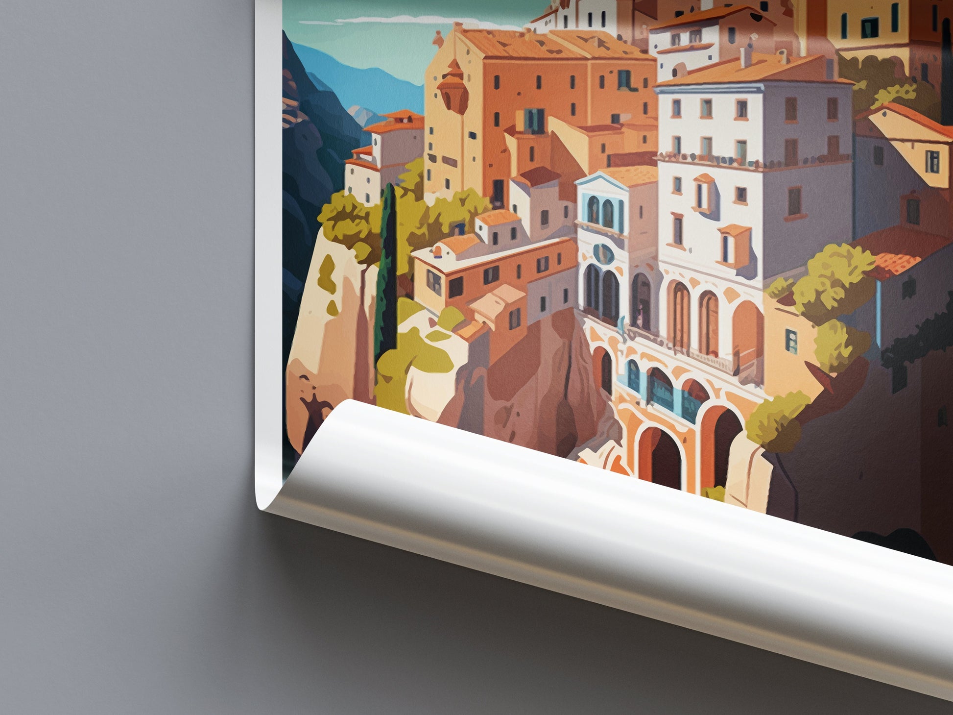 Cuenca Travel Print Wall Art Cuenca Wall Hanging Home Décor Cuenca Gift Art Lovers Spain Art Lover Gift Cuenca Wall Décor Cuenca Spain Print