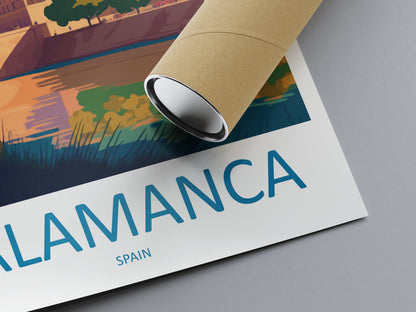 Salamanca Travel Print Wall Art Salamanca Wall Hanging Home Décor Salamanca Gift Art Lovers Spain Art Lover Gift Salamanca Print Spain Art