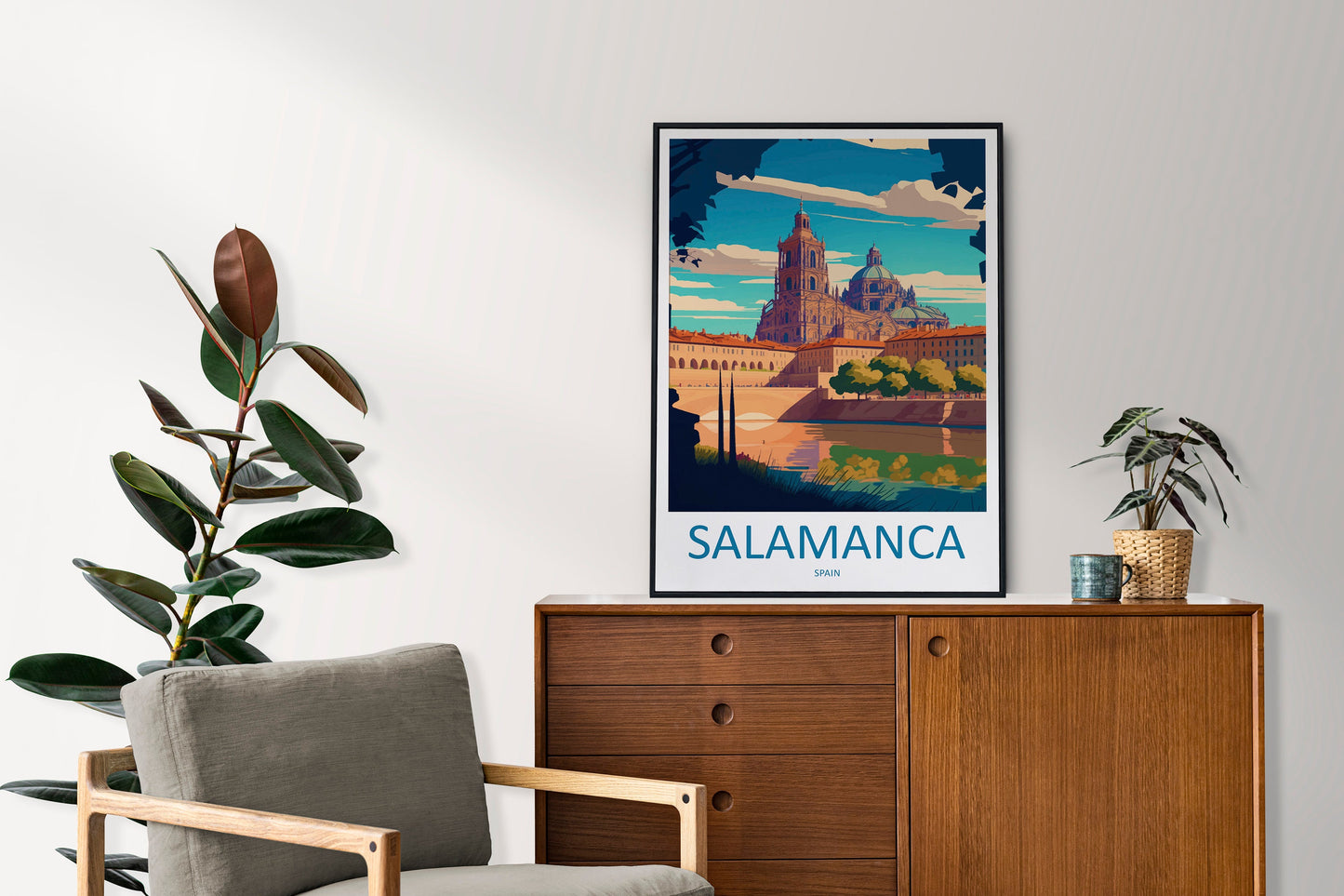 Salamanca Travel Print Wall Art Salamanca Wall Hanging Home Décor Salamanca Gift Art Lovers Spain Art Lover Gift Salamanca Print Spain Art