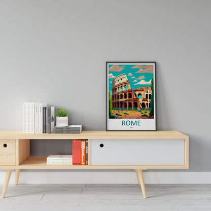Rome Travel Print Wall Art Rome Wall Hanging Home Décor Rome Gift Art Lovers Italy Art Lover Gift Rome Print Italy Wall Art Decor