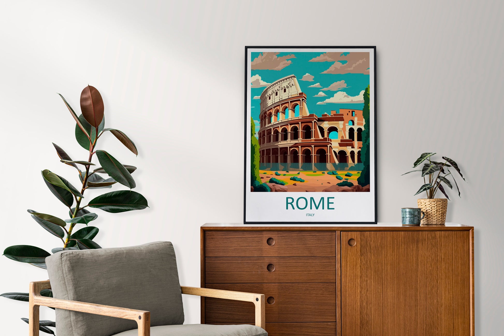 Rome Travel Print Wall Art Rome Wall Hanging Home Décor Rome Gift Art Lovers Italy Art Lover Gift Rome Print Italy Wall Art Decor