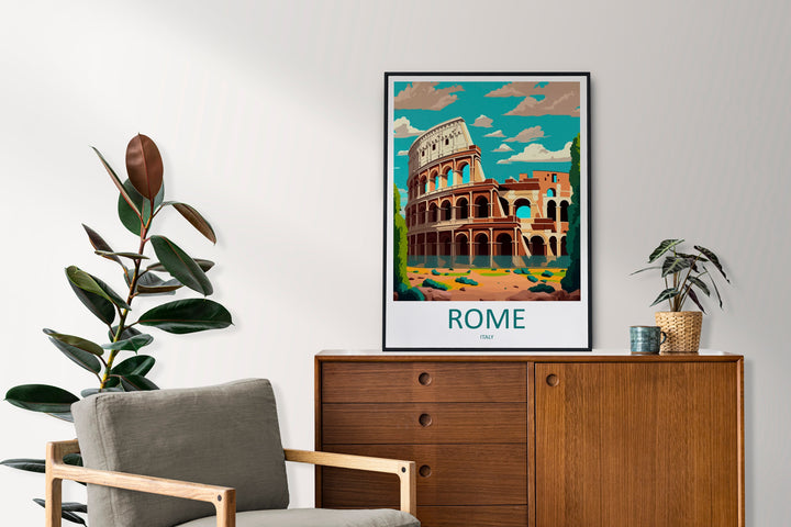 Rome Travel Print Wall Art Rome Wall Hanging Home Décor Rome Gift Art Lovers Italy Art Lover Gift Rome Print Italy Wall Art Decor