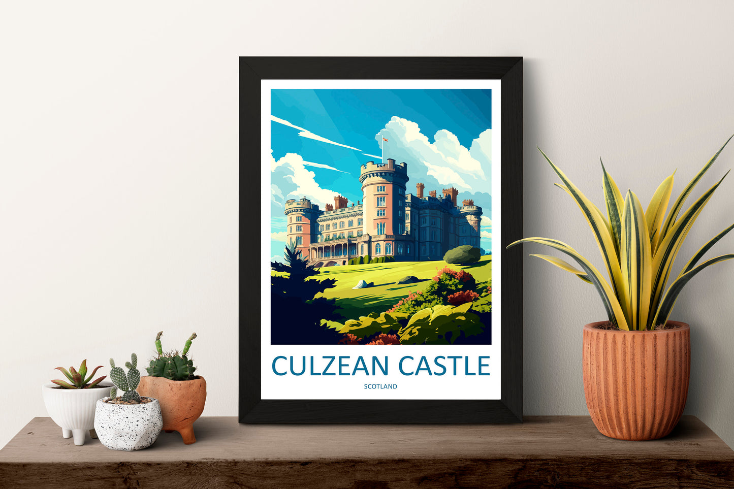 Culzean Castle Travel Print Wall Art Culzean Castle Wall Hanging Home Décor Culzean Castle Gift Art Lovers Scotland Art Lover Gift