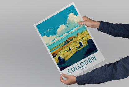 Culloden Travel Print Wall Art Culloden Wall Hanging Home Décor Culloden Gift Art Lovers Scotland Art Lover Gift Culloden Travel Artwork