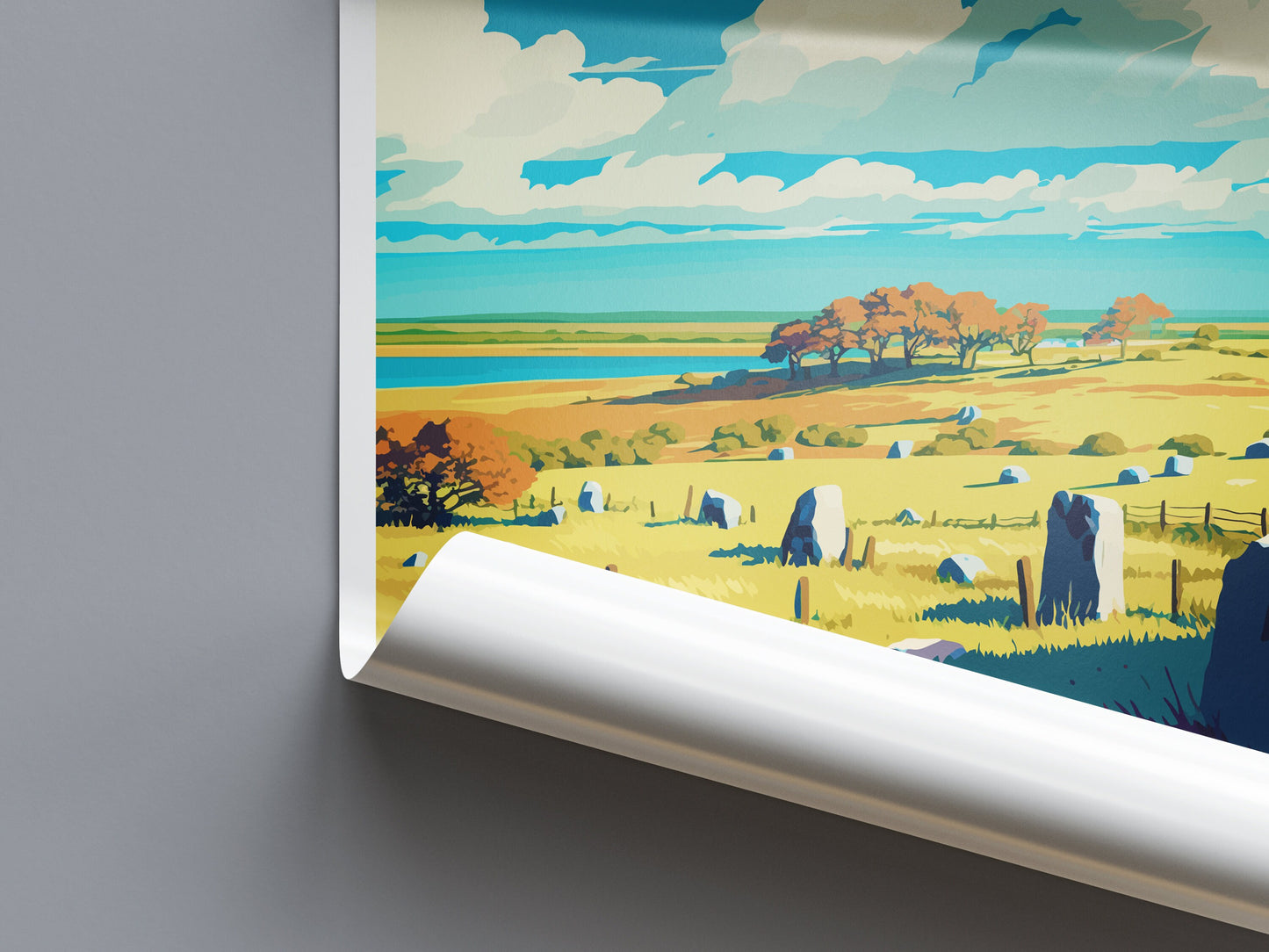 Culloden Travel Print Wall Art Culloden Wall Hanging Home Décor Culloden Gift Art Lovers Scotland Art Lover Gift Culloden Travel Artwork