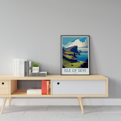 Isle Of Skye Travel Print Wall Art Isle Of Skye Wall Hanging Home Décor Isle Of Skye Gift Art Lovers Scotland Art Lover Gift Isle Of Skye