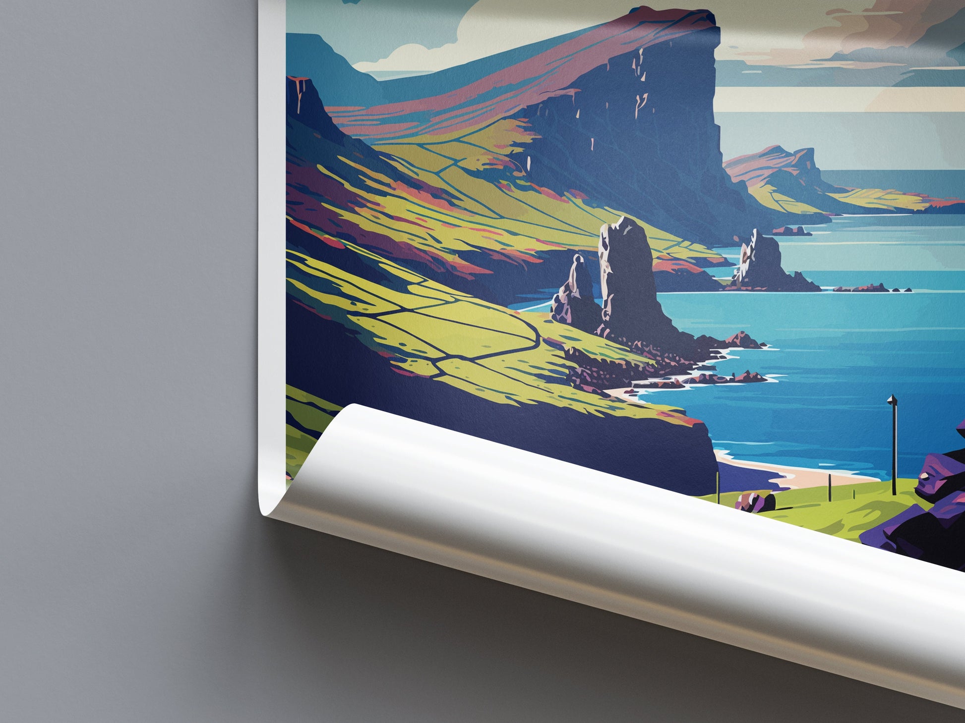 Isle Of Skye Travel Print Wall Art Isle Of Skye Wall Hanging Home Décor Isle Of Skye Gift Art Lovers Scotland Art Lover Gift Isle Of Skye