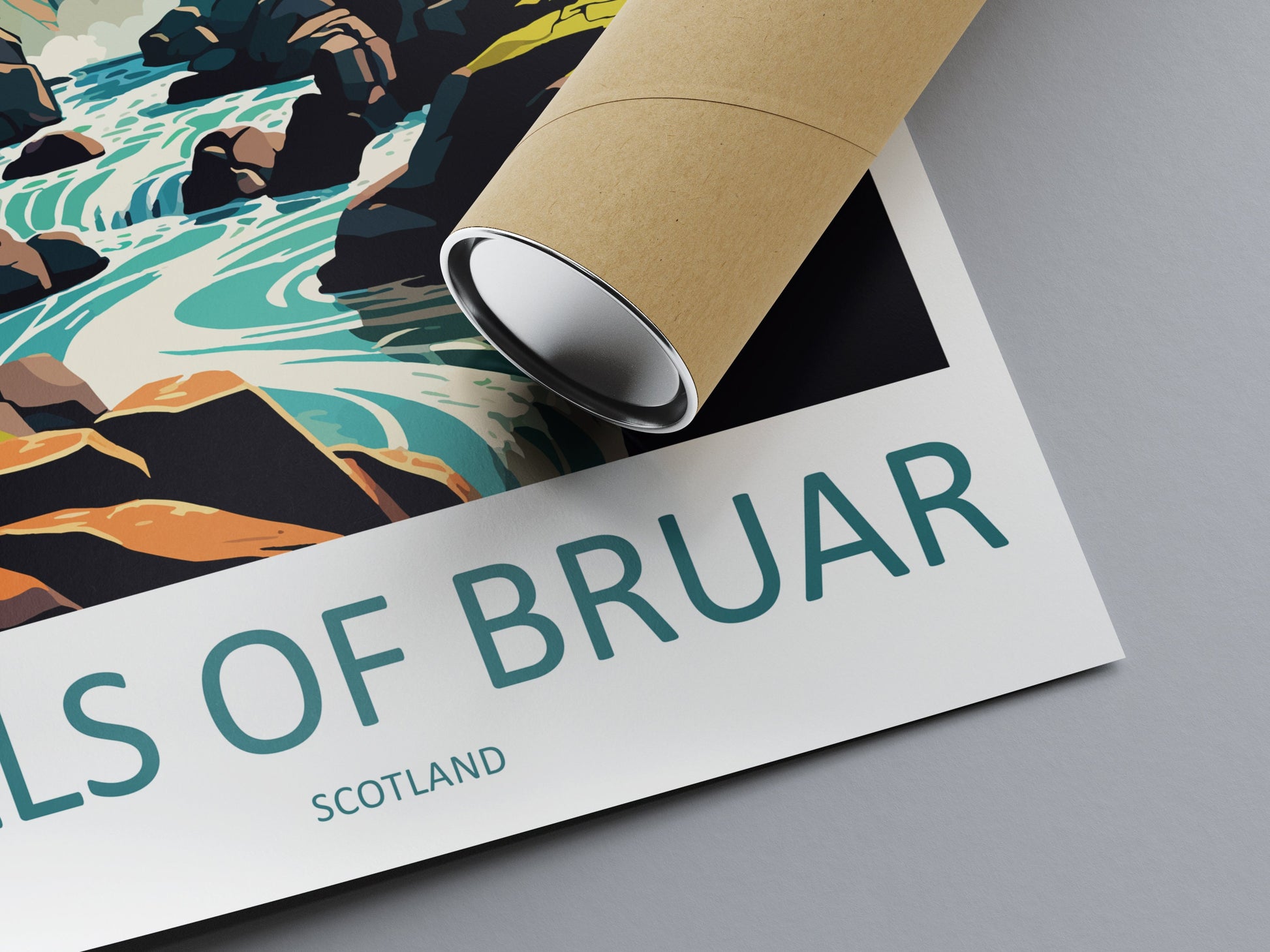 Falls Of Bruar Travel Print Wall Art Falls Of Bruar Wall Hanging Home Décor Falls Of Bruar Gift Art Lovers Scotland Art Lover Gift Bruar Art