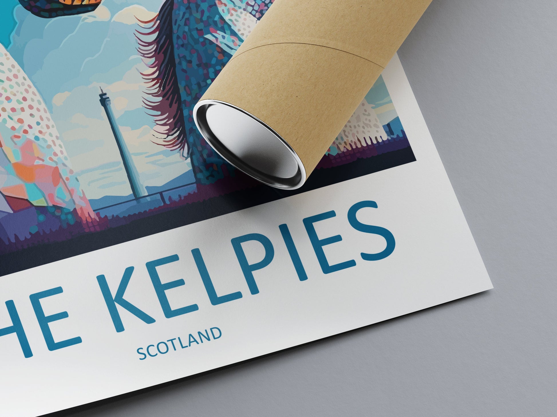 The Kelpies Travel Print Wall Art The Kelpies Wall Hanging Home Décor The Kelpies Gift Art Lovers Scotland Art Lover Gift The Kelpies Art