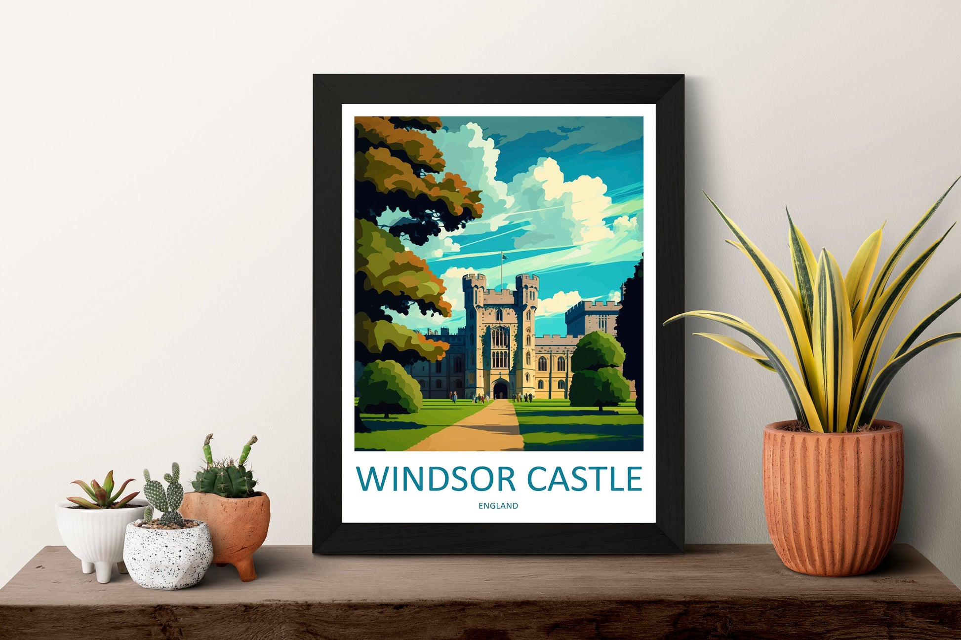 Windsor Castle Travel Print Wall Art Windsor Castle Wall Hanging Home Décor Windsor Castle Gift Art Lovers Scotland Art Lover Gift Castle