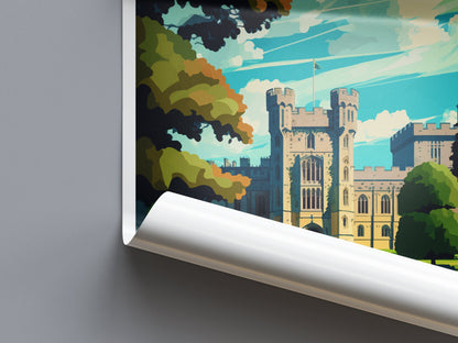 Windsor Castle Travel Print Wall Art Windsor Castle Wall Hanging Home Décor Windsor Castle Gift Art Lovers Scotland Art Lover Gift Castle