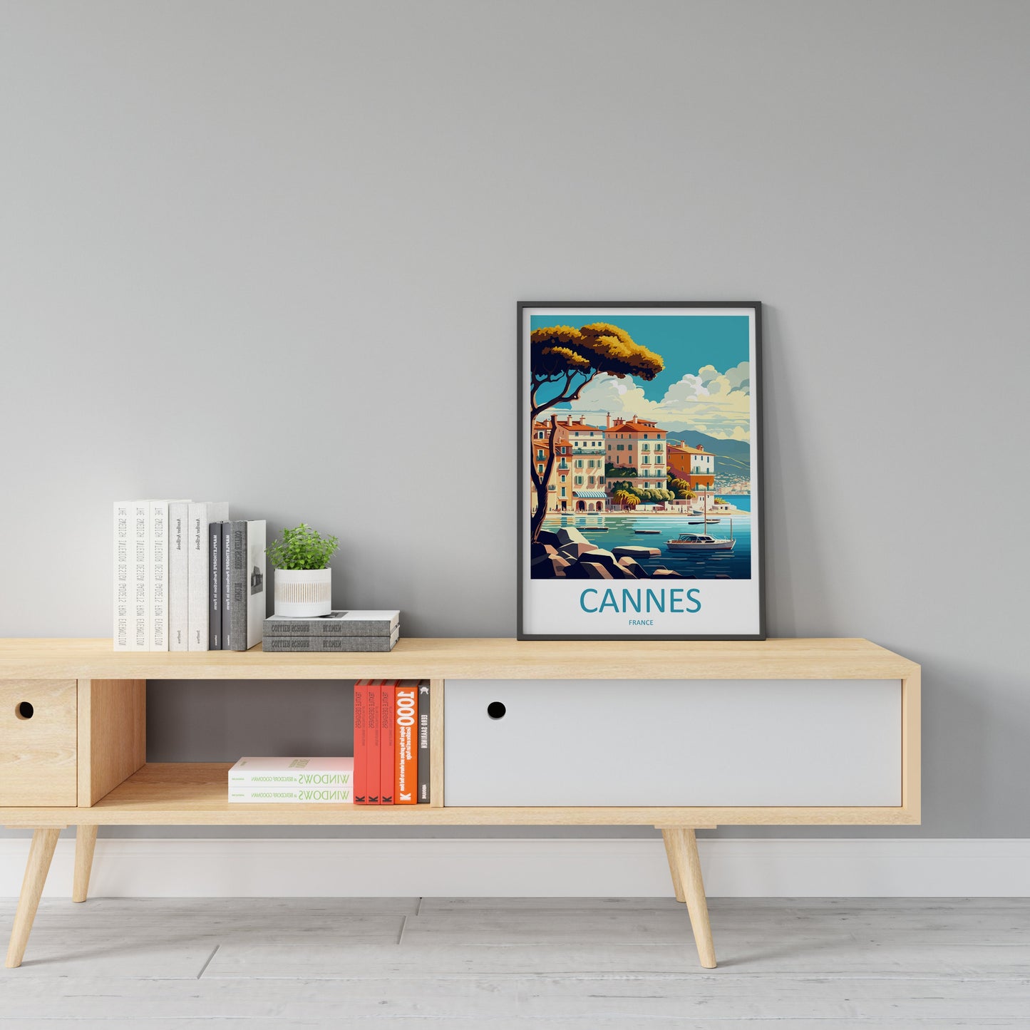 Cannes Travel Print Wall Art Cannes Wall Hanging Home Décor Cannes Gift Art Lovers France Art Lover Gift Cannes Print France Artwork