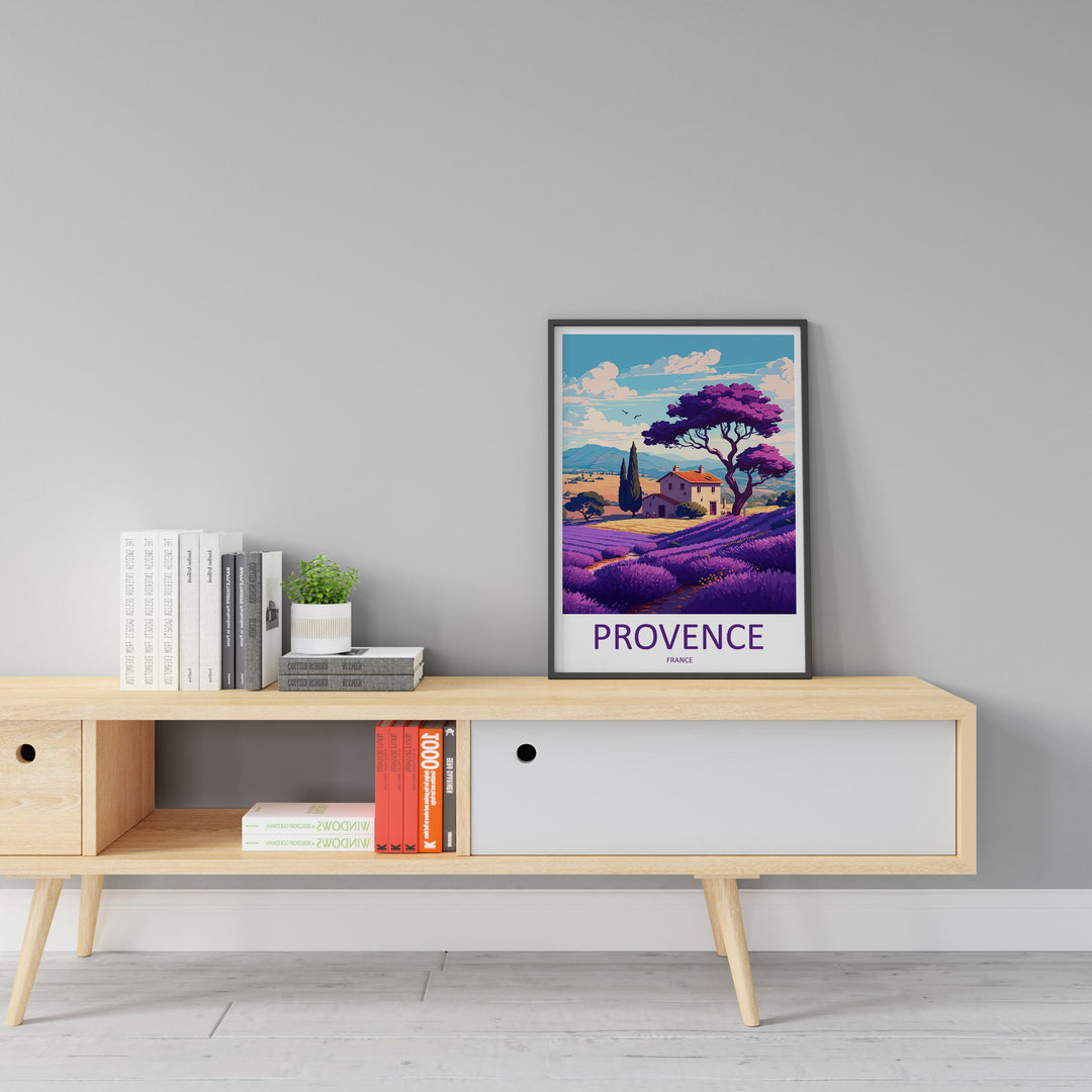 Provence Travel Print Wall Art Provence Wall Hanging Home Décor Provence Gift Art Lovers France Art Lover Gift Provence Art Provence Art