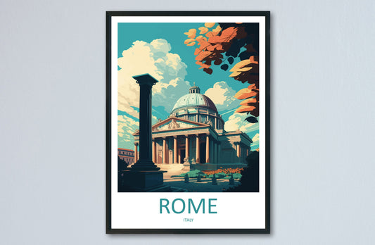 Rome Travel Print Wall Art Rome Wall Hanging Home Décor Rome Gift Art Lovers Italy Art Lover Gift Rome Print Italy Wall Art Decor