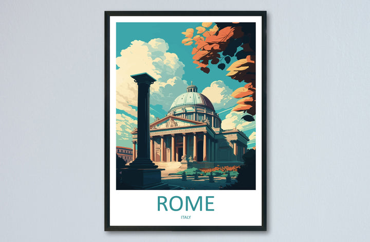 Rome Travel Print Wall Art Rome Wall Hanging Home Décor Rome Gift Art Lovers Italy Art Lover Gift Rome Print Italy Wall Art Decor