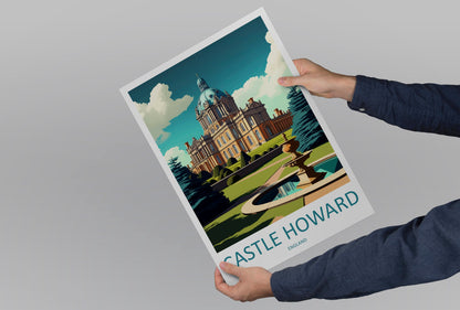 Castle Howard Travel Print Wall Art Castle Howard Wall Hanging Home Décor Castle Howard Gift Art Lovers England Art Lover Gift Castle Howard