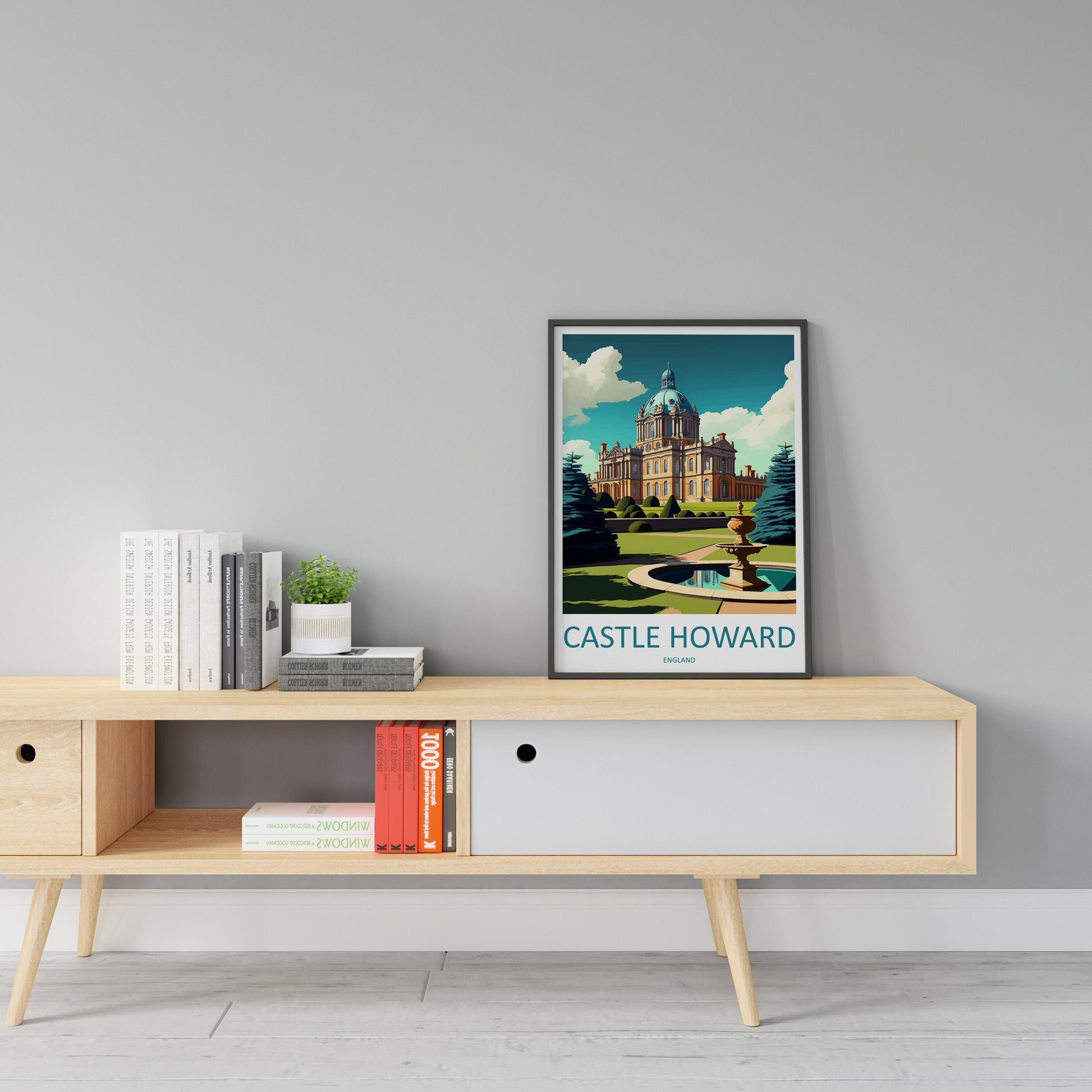Castle Howard Travel Print Wall Art Castle Howard Wall Hanging Home Décor Castle Howard Gift Art Lovers England Art Lover Gift Castle Howard