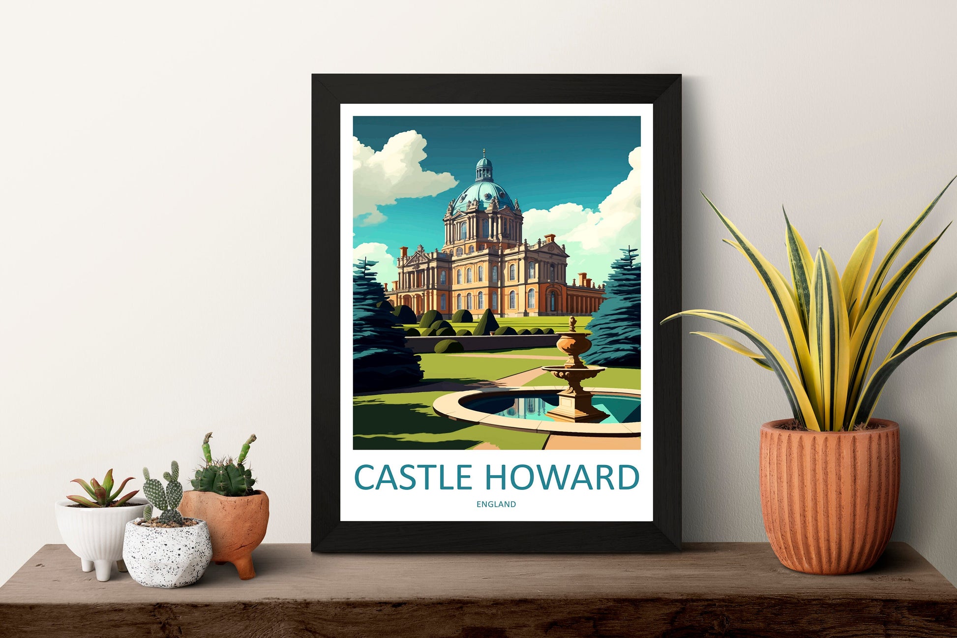Castle Howard Travel Print Wall Art Castle Howard Wall Hanging Home Décor Castle Howard Gift Art Lovers England Art Lover Gift Castle Howard