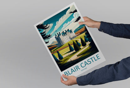 Blair Castle Travel Print Wall Art Blair Castle Wall Hanging Home Décor Blair Castle Gift Art Lovers Scotland Art Lover Gift Blair Castle