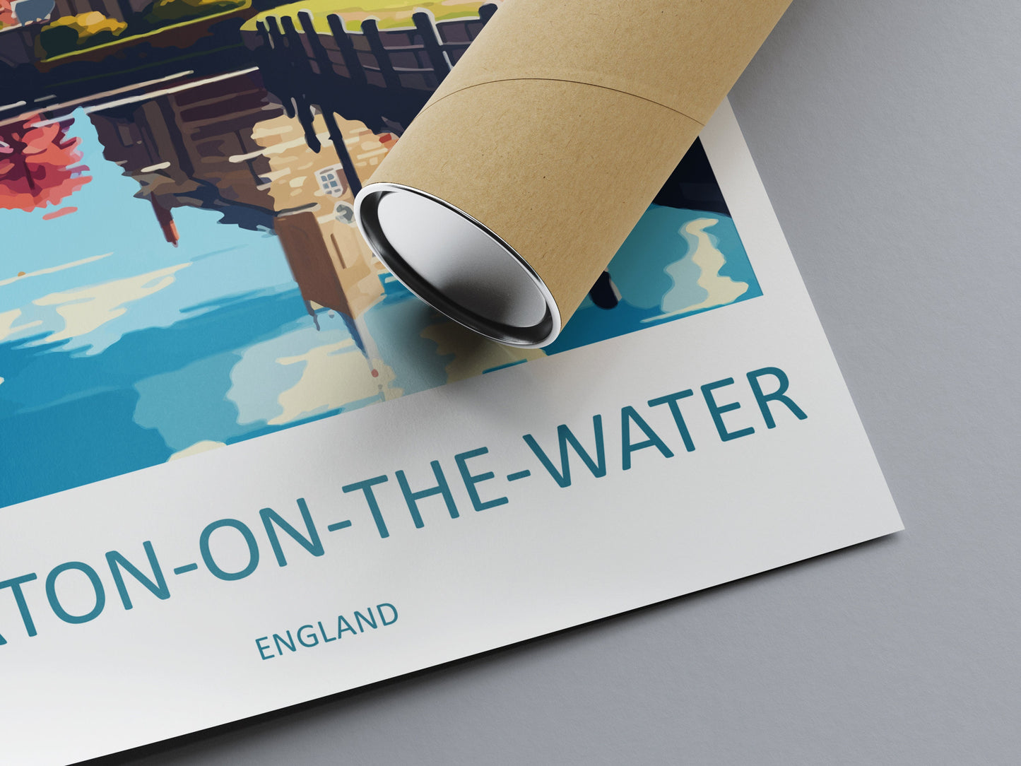 Bourton-on-the-water Travel Print Wall Art Bourton-on-the-water Wall Hanging Home Décor Bourton-on-the-water Gift Art Lovers England Art