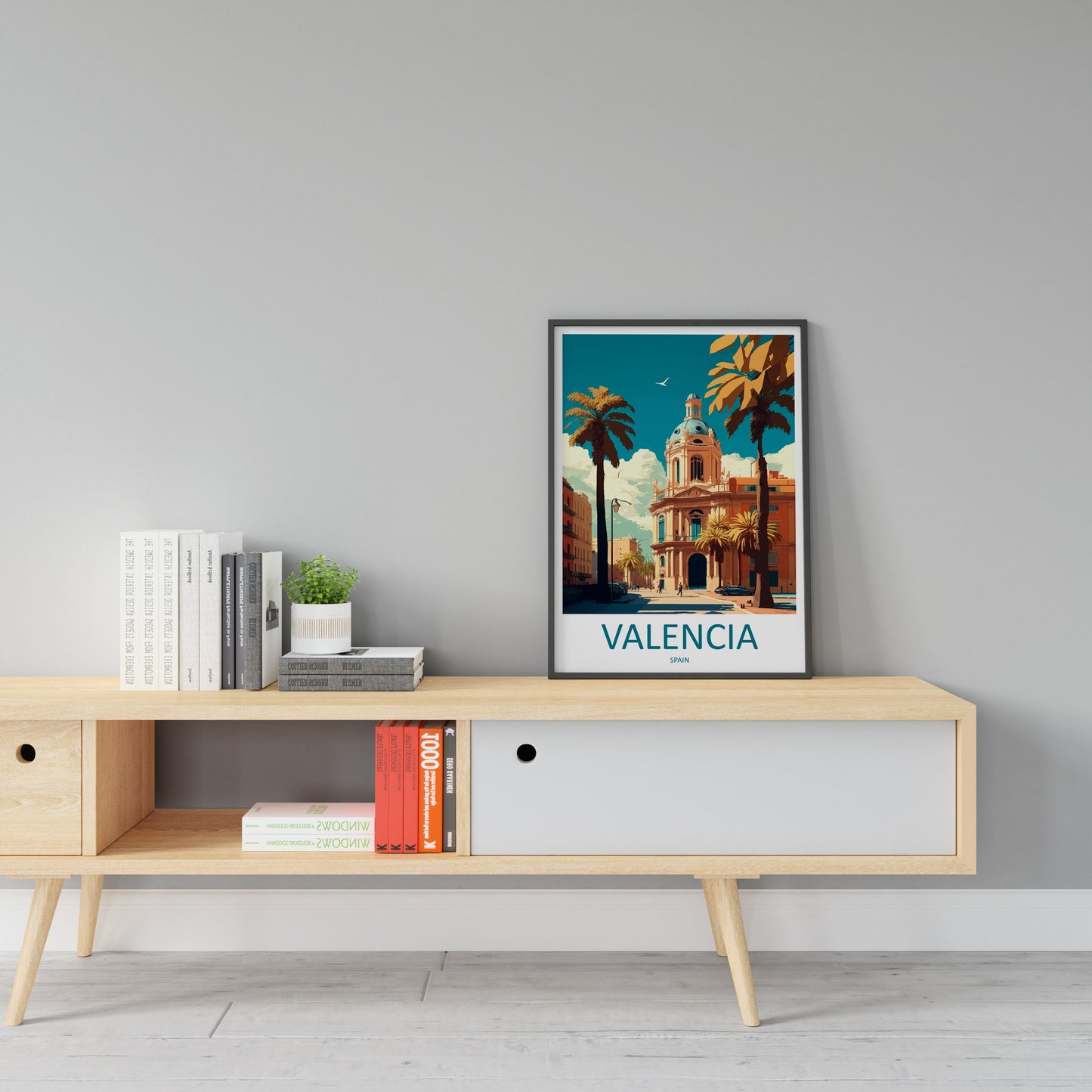 Valencia Travel Print Wall Art Valencia Wall Hanging Home Décor Valencia Gift Art Lovers Spain Art Lover Gift Valencia Print Spain Wall Art