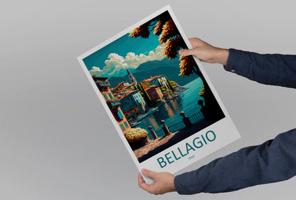 Bellagio Travel Print Wall Art Bellagio Wall Hanging Home Décor Bellagio Gift Art Lovers Italy Art Lover Gift Bellagio Print Bellagio Travel