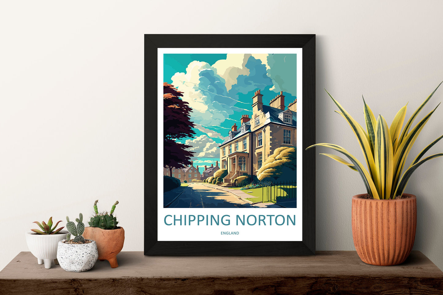 Chipping Norton Travel Print Wall Art Chipping Norton Wall Hanging Home Décor Chipping Norton Gift Art Lovers England Art Lover Gift