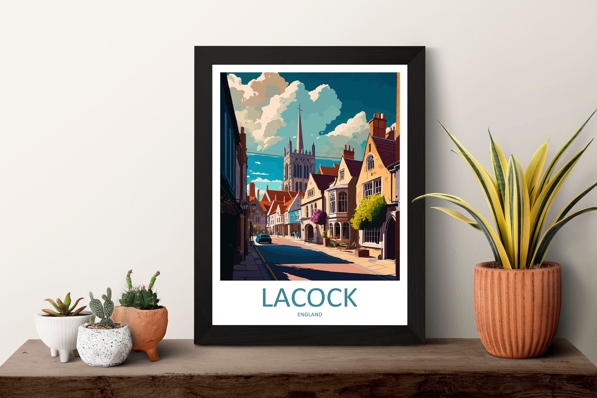 Lacock Travel Print Wall Art Lacock Wall Hanging Home Décor Lacock Gift Art Lovers England Art Lover Gift Lacock Travel Décor Lacock Poster