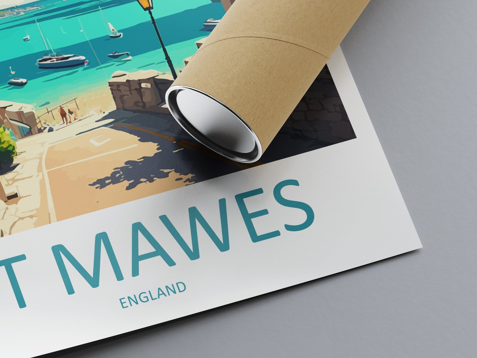 St Mawes Travel Print Wall Art St Mawes Wall Hanging Home Décor St Mawes Gift Art Lovers England Art Lover Gift St Mawes Travel Décor