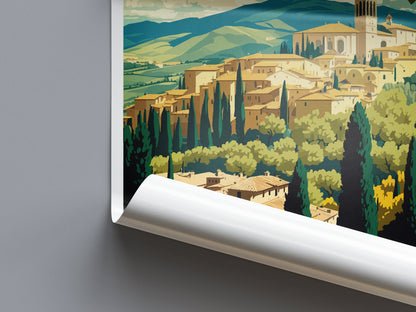Orvieto Travel Print Wall Art Orvieto Wall Hanging Home Décor Orvieto Gift Art Lovers Italy Art Lover Gift Orvieto Print Orvieto Travel Gift