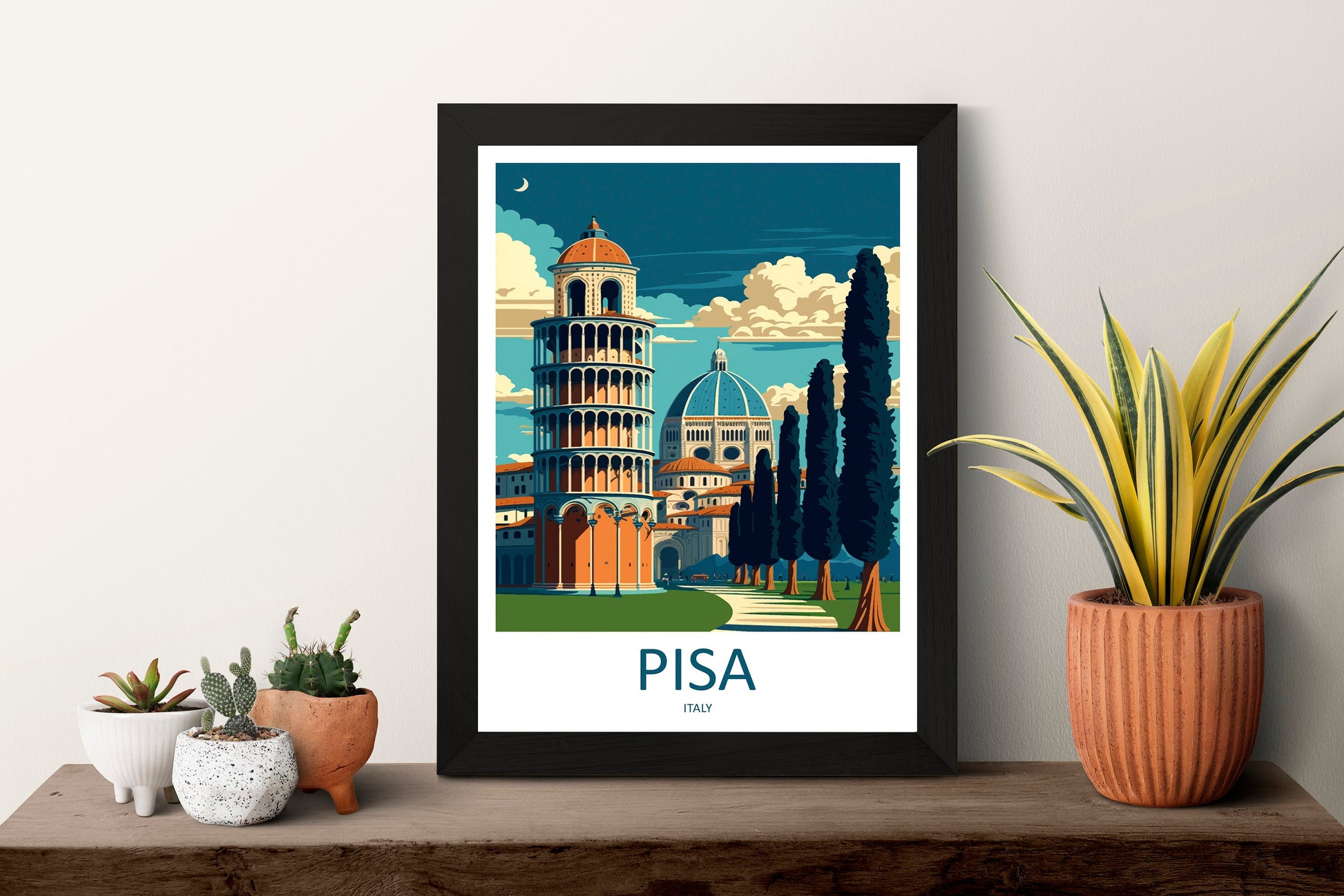 Pisa Travel Print Wall Art Pisa Wall Hanging Home Décor Pisa Gift Art Lovers Italy Art Lover Gift Pisa Print Pisa Travel Gift Poster