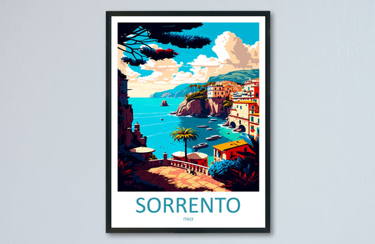 Sorrento Travel Print Wall Art Sorrento Wall Hanging Home Décor Sorrento Gift Art Lovers Italy Art Lover Gift Sorrento Print Sorrento Art