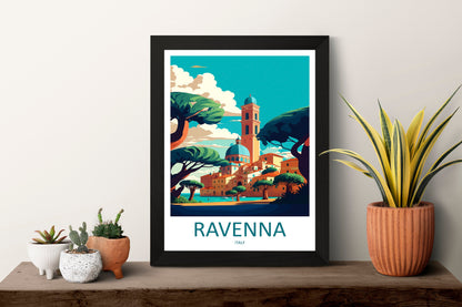 Ravenna Travel Print Wall Art Ravenna Wall Hanging Home Décor Ravenna Gift Art Lovers Italy Art Lover Gift Ravenna Print Ravenna Italy Art