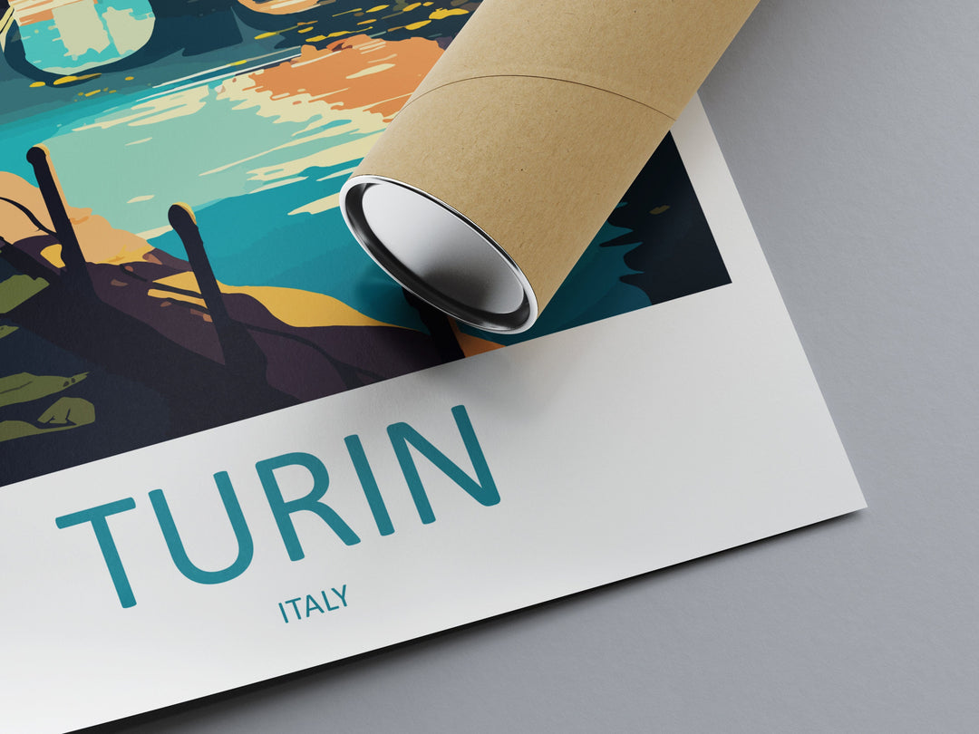 Turin Travel Print Wall Art Turin Wall Hanging Home Décor Turin Gift Art Lovers Italy Art Lover Gift Turin Print Turin Italy Art