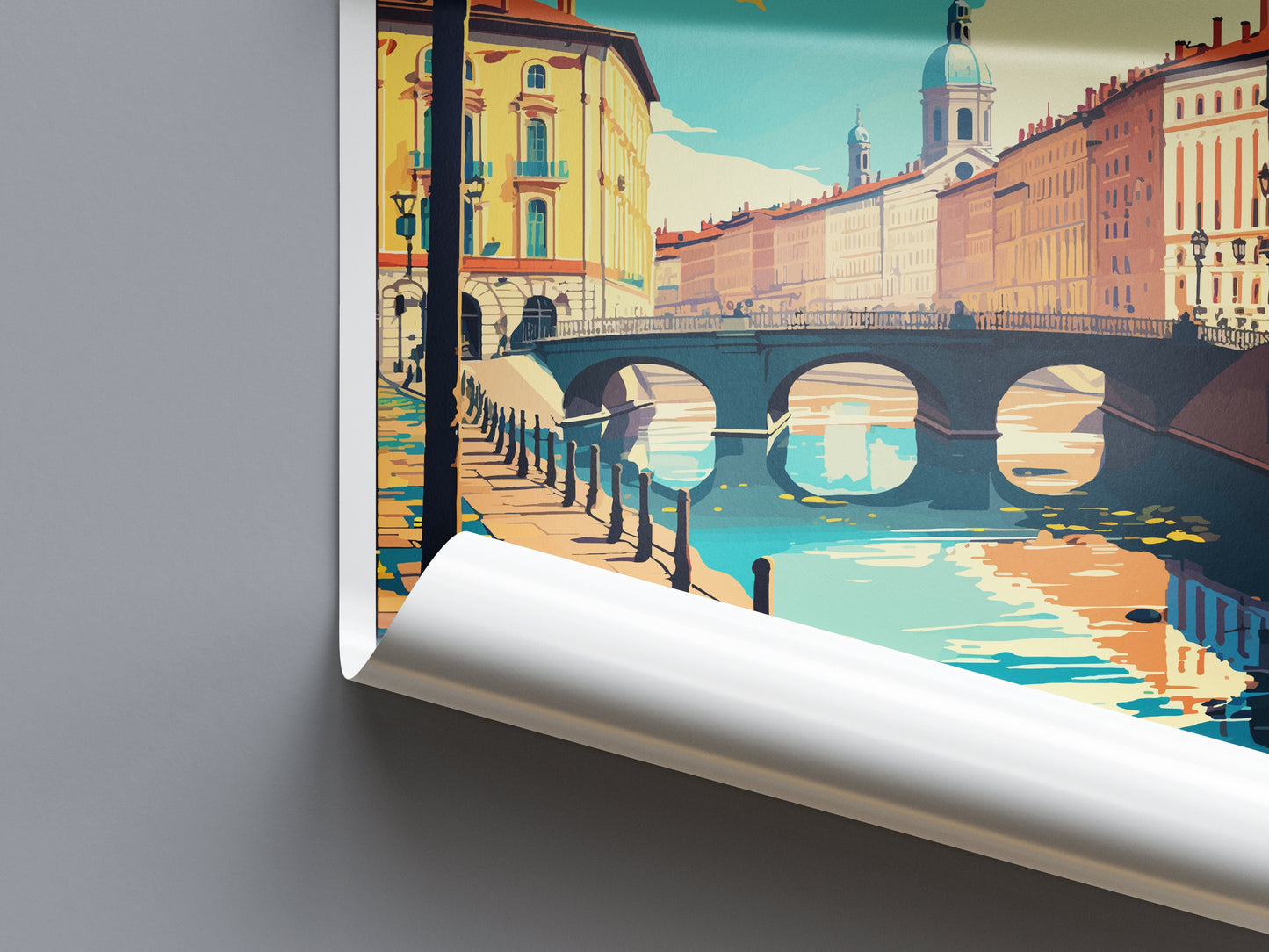 Turin Travel Print Wall Art Turin Wall Hanging Home Décor Turin Gift Art Lovers Italy Art Lover Gift Turin Print Turin Italy Art