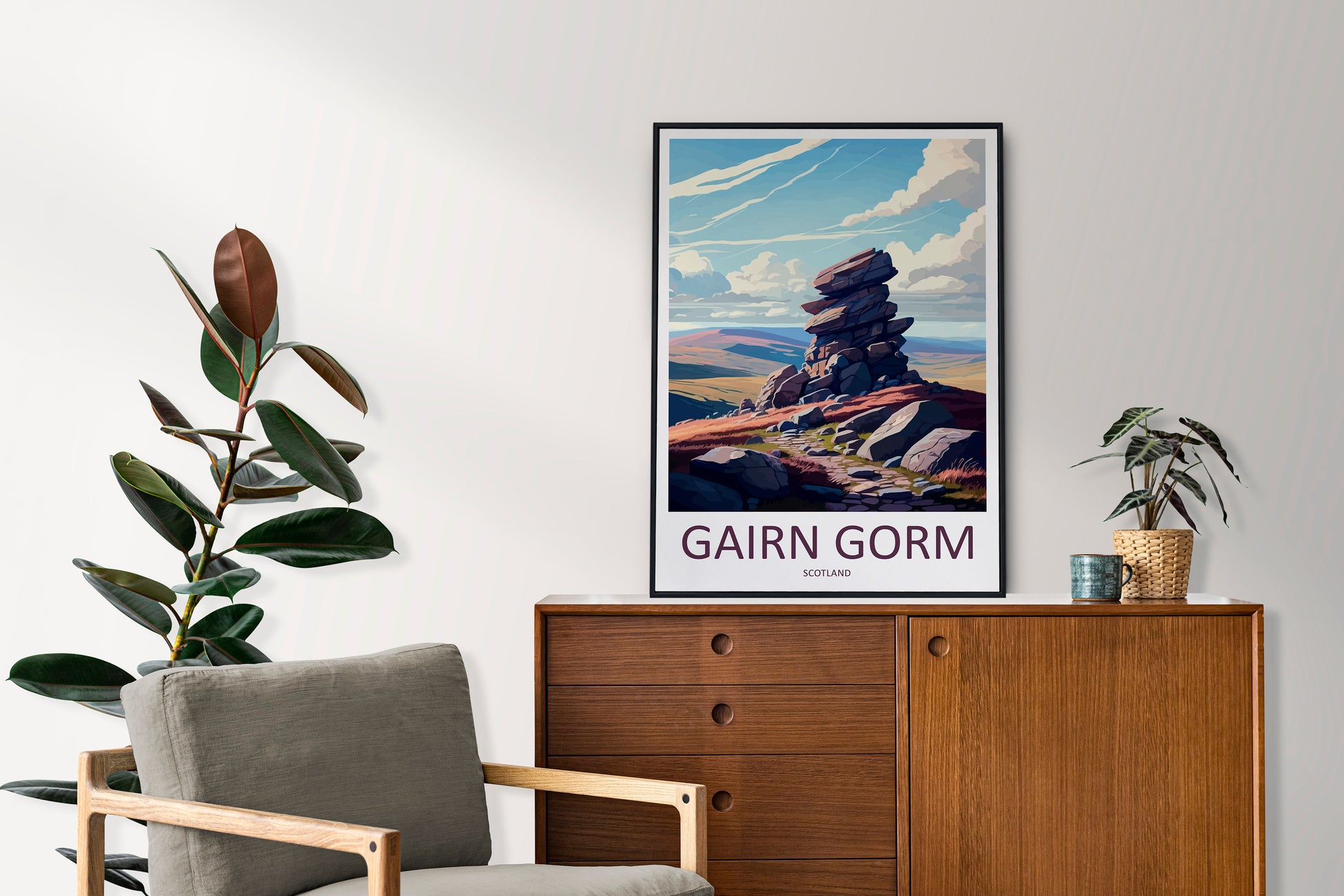 Cairn Gorm Travel Print Wall Art Cairn Gorm Wall Hanging Home Décor Cairn Gorm Gift Art Lovers Scotland Art Lover Gift Cairn Gorm Artwork