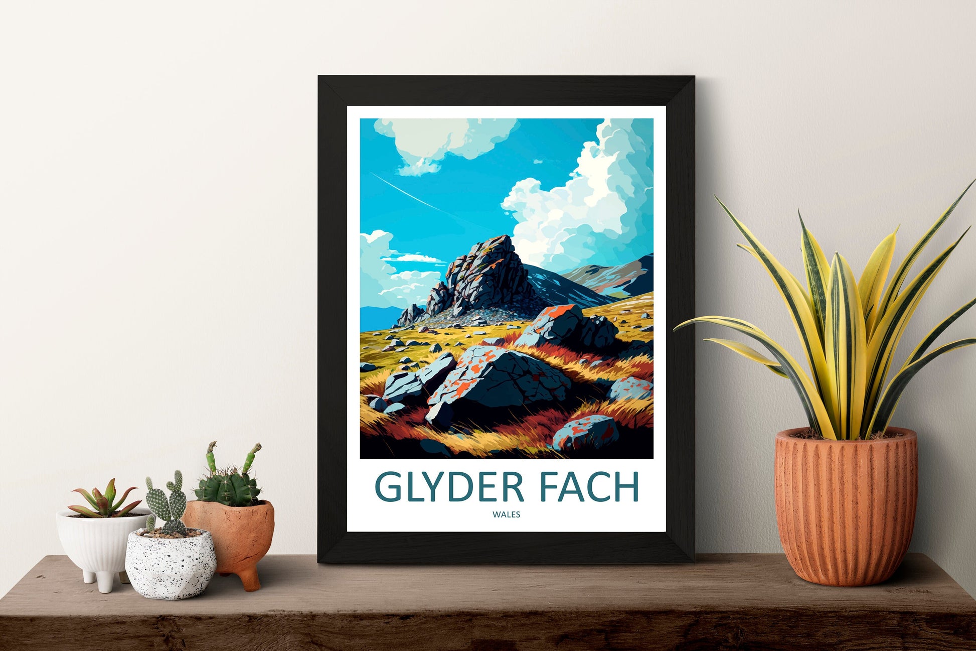 Glyder Fach Travel Print Wall Art Glyder Fach Wall Hanging Home Décor Glyder Fach Gift Art Lovers Welsh Art Lover Gift Glyder Fach Travel