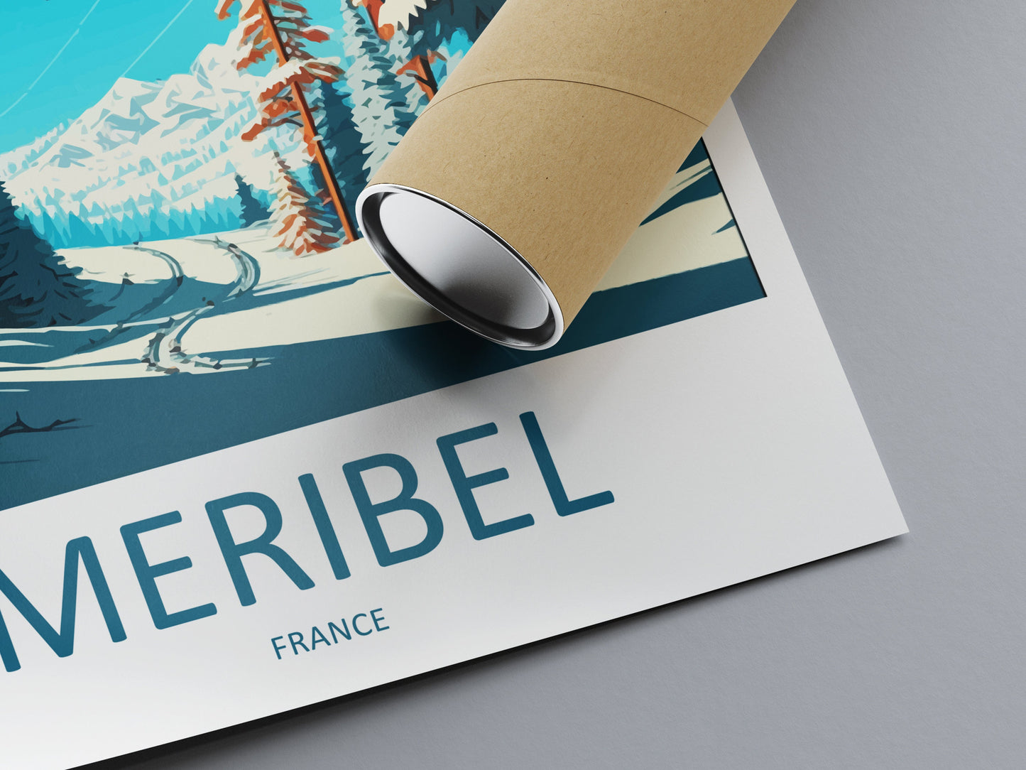 Meribel Travel Print Wall Art Meribel Wall Hanging Home Décor Meribel Gift Art Lovers Ski Art Lover Gift Meribel Print Skiing Wall Decor
