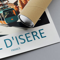 Val d'isere Travel Print Wall Art Val d'isere Wall Hanging Home Décor Val d'isere Gift Art Lovers Ski Art Lover Gift Val d'isere Print Ski